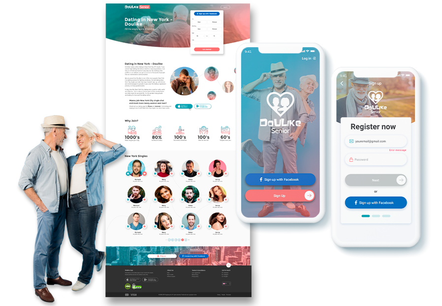 Dazzl Design designers created design of iOS app for dating